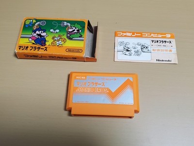 [Rare] Famicom Original Mario Bros. Early Edition Box and Instructions Included