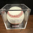 Bob Gibson Signed Baseball Ball St. Louis Cardinals in Clear Display Case