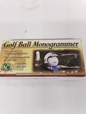 Golf Letter Press Gadget Golf Ball Monogrammer 76015