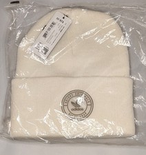 Adidas Originals Unisex Tall Resort Beanie Hat White / Stone Gray