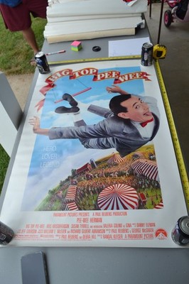 BIG TOP PEE WEE VINTAGE ORIGINAL SINGLE SIDED MOVIE POSTER 27 x 41