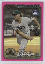 2024 Topps Pro Debut Fuchsia Foil 33/199 Garrett Baumann #PD-4 0vp1