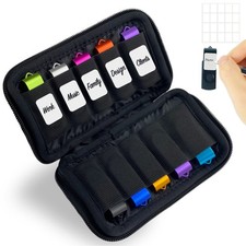 JBOS USB Storage Case - Organizer for Flash Drive, 10 Slots, Black-10Slots