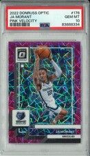 2022-23 Panini Donruss Optic - Ja Morant #176 Pink Velocity /79 PSA 10