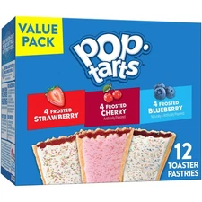 Pop-Tarts Toaster Pastries Variety Pack 20.3oz 12-Count Kids Breakfast Snack