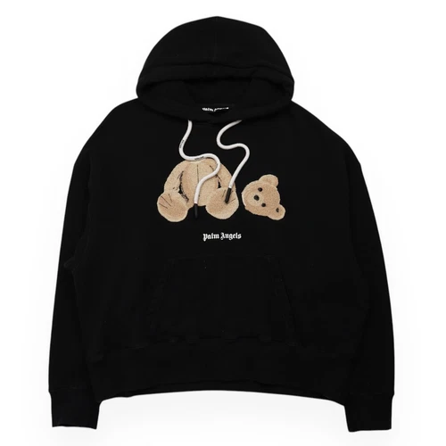 Felpa con cappuccio Palm Angels Kill Bear taglia S nera