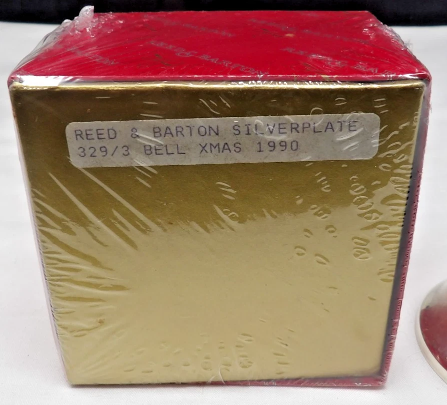 New In Box Reed & Barton 1990 Silverplate Christmas Bell - Image 2 of 2