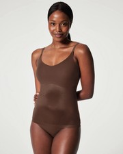 SPANX Shape Invisible Cami Tank Shapewear Size 2X Chestnut Brown 10259R