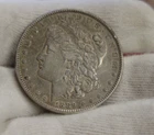 1889 US Morgan Silver Dollar $1 XF (Cleaned)