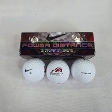 Rare HTF Retired Nike Precision Power Distance Super Far Pack of 3 Golf Balls