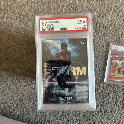 Panini 2023 Absolute By Storm CJ Stroud Rookie BST-2 PSA 10 Houston Texans