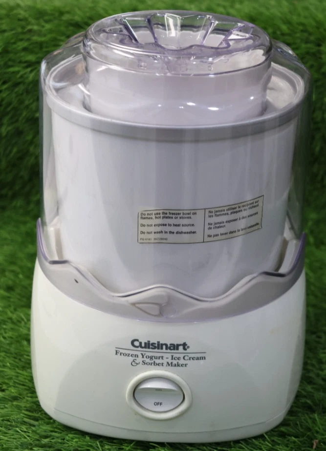 Cuisinart ICE-20 Frozen Yogurt, Ice Cream, Sorbet Maker, TESTED WORKS!!!
Opens in a new window or ta