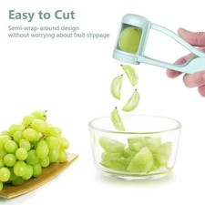 Grape Cherry Slicer Cutter Tool Auxiliary Kitchen Food Fruit Splitter Easy carry