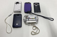Assorted Pocket Camcorder Lot of 5