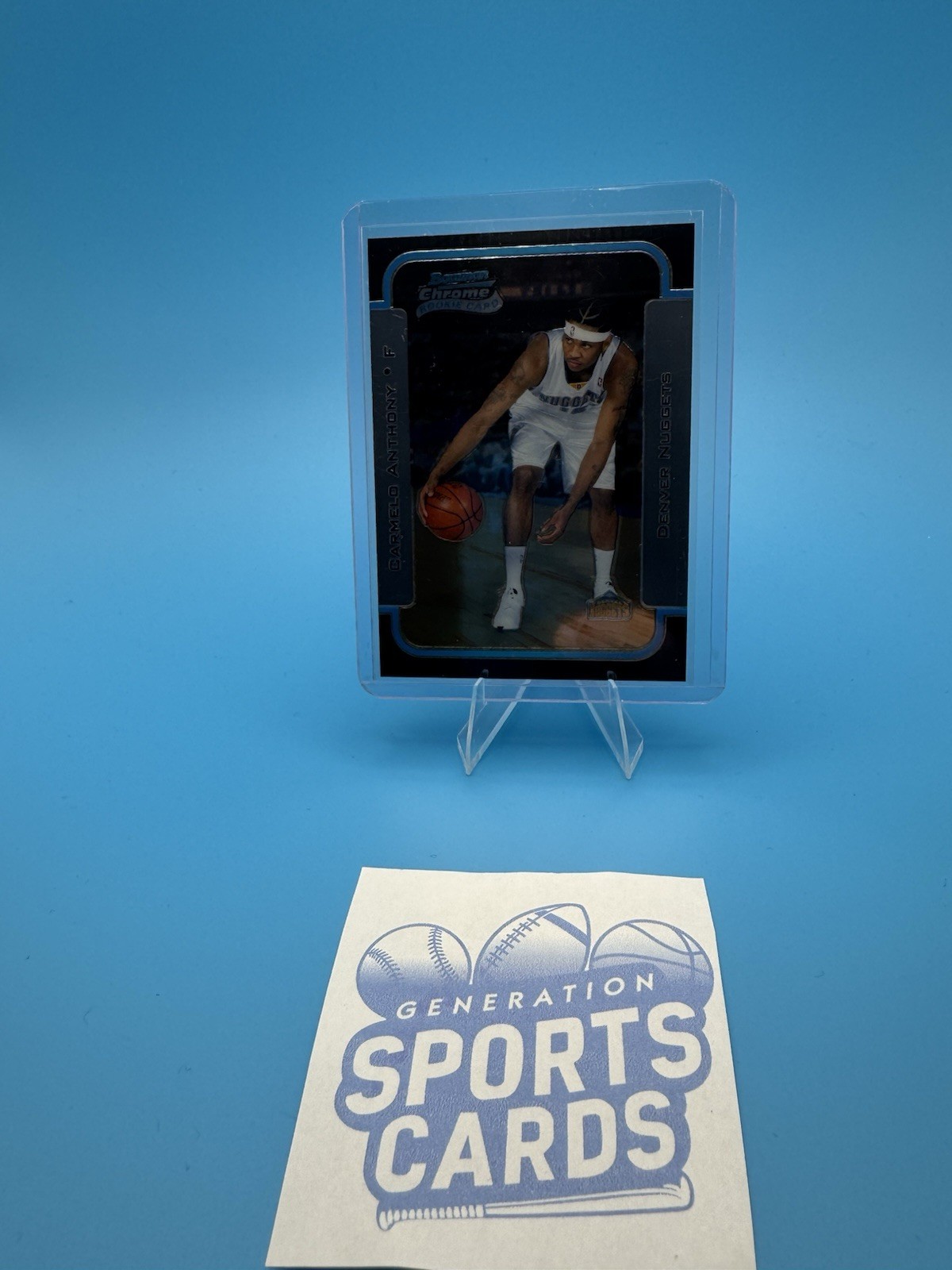 2003-04 Bowman Rookies & Stars - Rookies Carmelo Anthony #140 Chrome (RC)