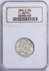 1894-O Barber Quarter : NGC AU55