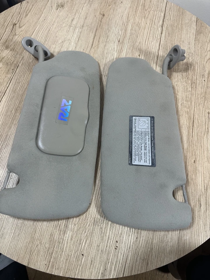 Dodge Dakota 2000-2004 parasoles conductor pasajero par tela OEM Foto 4 de 4