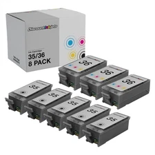 8PK PGI-35 CLI-36 for Canon BLACK COLOR Ink Cartridge PIXMA iP100 iP110 mini 260