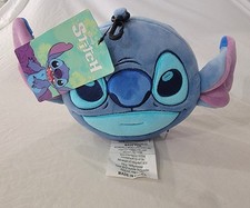 Disney Stitch Plush Travel Sleep Mask with Zipper Case   Eye Mask   New with Tag