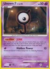 Unown (J) Uncommon Legends Awakened 76/146 NM
