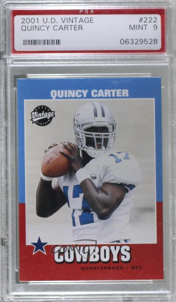 Quincy Carter Upper Deck Vintage #222 Base