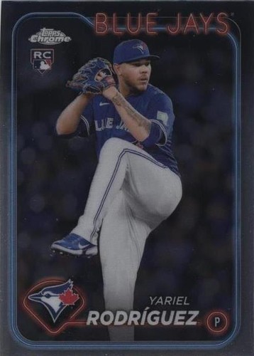 2025 Topps Heritage - Yariel Rodriguez #357 Chrome Light Blue