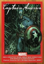 2003 Marvel Comics Captain America Vintage Print Ad/Poster Chris Bachalo Art 00s