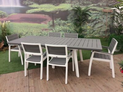 TAVOLO IN RESINA ESTENSIBILE DA GIARDINO EFFETTO LEGNO KETER 240