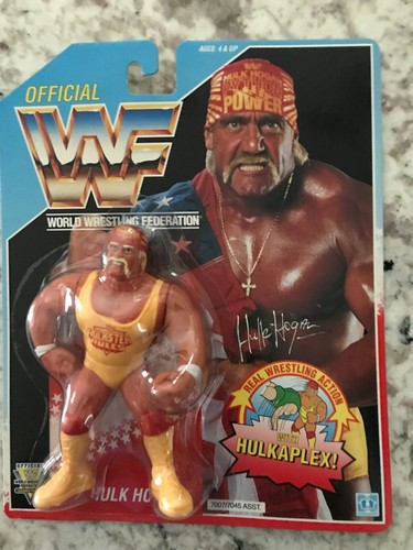WWF HASBRO HULK HOGAN HULKAPLEX HULKSTER RULES BLU...