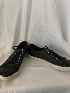 mk black tennis shoes