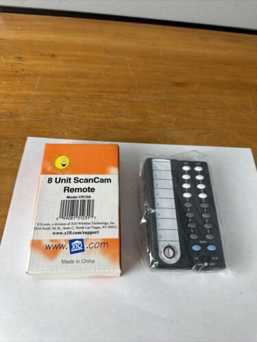X10 CR12A Style PalmPad Remote Control ~ Black New In Packaging - Picture 1 of 4