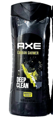 1 Pack Axe Carbon Shower Deep Clean Activated Charcoal Body Wash