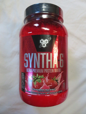 BSN Syntha-6 Ultra Premium Protein Matrix Strawberry 2.91 Pounds 28 Servings