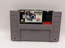 Madden NFL 97 Super Nintendo SNES Video Game Cart Tested Cleaned & Authentic!