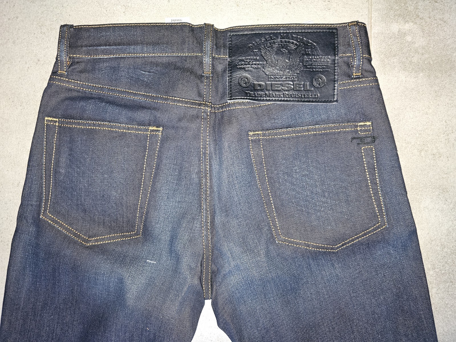 5351プールオム 切替デザイン レザーファーニットジャケット