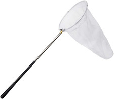 Insect and Butterfly Net with 12" Ring, Net Handle Extends to 59 Inches