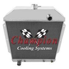 1951 1952 1953 Ford Victoria Wford V8 Champion 3 Row Aluminum Radiator Cc49fd 1951 1952 1953 Ford Victoria Wford V8 Champion 3 Row Aluminum Radiator Cc49fd