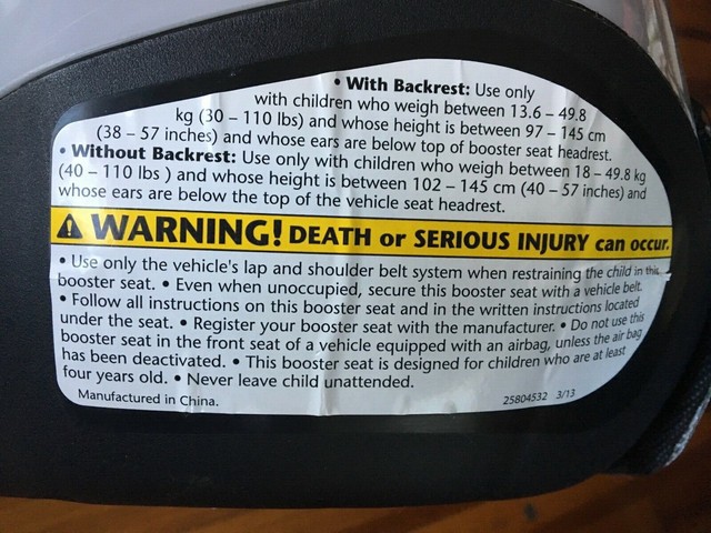 evenflo rightfit booster car seat