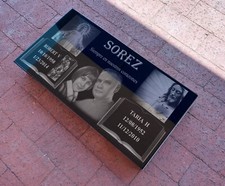 12x24x0.75 inch Human Headstone, Tombstone, Grave Marker, Diamond Engraved