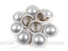 10pcs Silver Silk Aftermarket 25.4 mm 25 core tweeter voice coil 1 inch 4 ohm