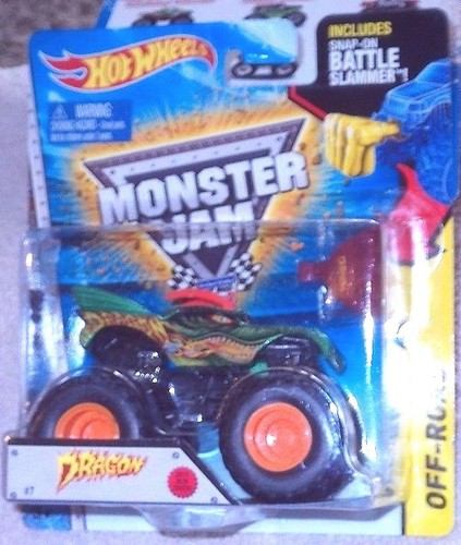 Hot Wheels Monster Jam DRAGON Battle Slammer Monster Truck 2015 New Truck - New - Picture 4 of 5