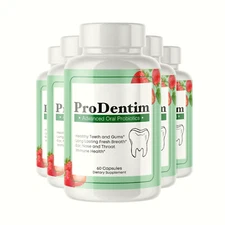 5-Pack Prodentim for Gums and Teeth Health ProDentim Dental Formula 300 Capsules
