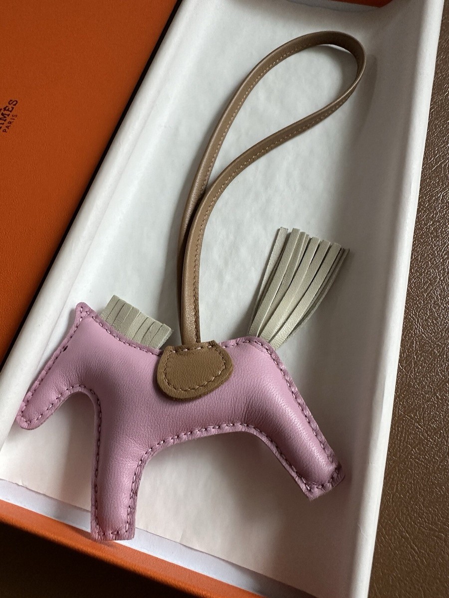 Hermes Rodeo Pegase Pegasus PM Bag Charm (Pink/Mauve Sylvestre