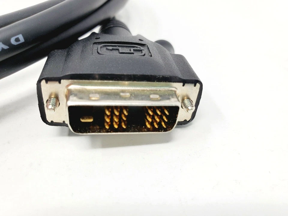 DVI to DVI DYNEX DX-DV12M GOLD DIGITAL INTERFACE CABLE 2M (6.6 Ft) - Image 2 of 3