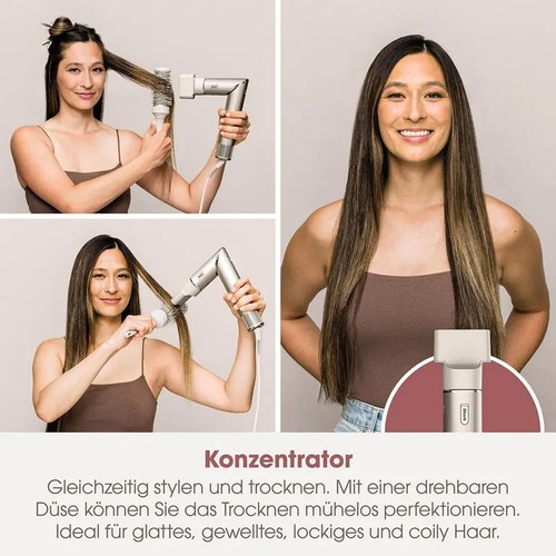 Shark HD446SLEU Haarstyler Flex-Style Stone Haartrockner Glättbürste Lockenstab - Bild 8 von 10