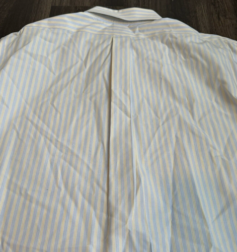 Mens Brooks Brothers Classic Button Down Dress Shirt Size 17.5 - 37 Striped - Picture 6 of 6