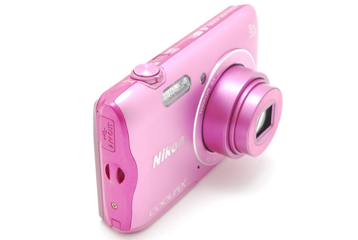 MINT w/SD in Box] Nikon COOLPIX A300 Pink 20.0MP 8x Zoom