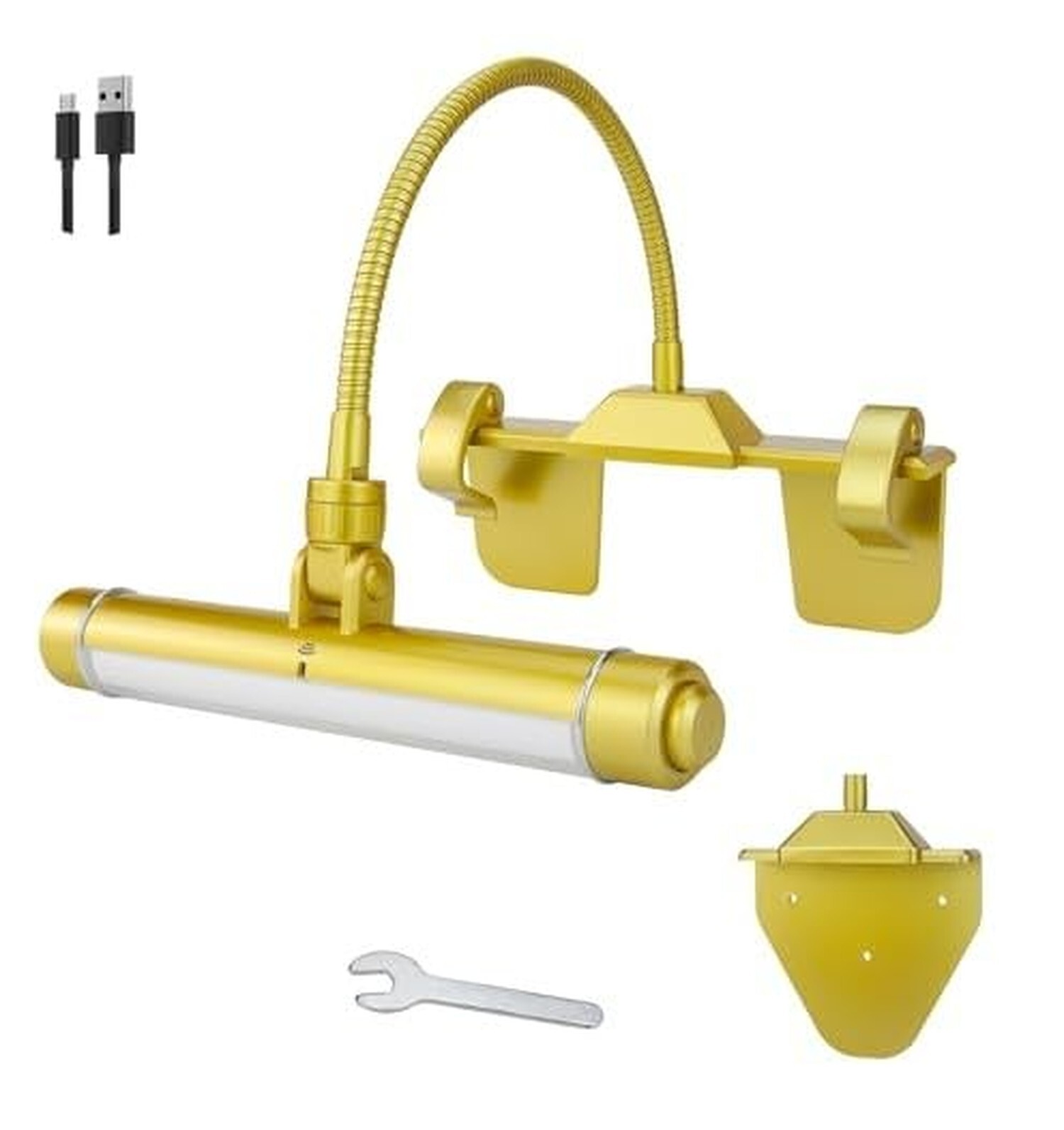 BIGMONAT Wireless Picture Light for Painting Rechargeable Battery Operated Ar...