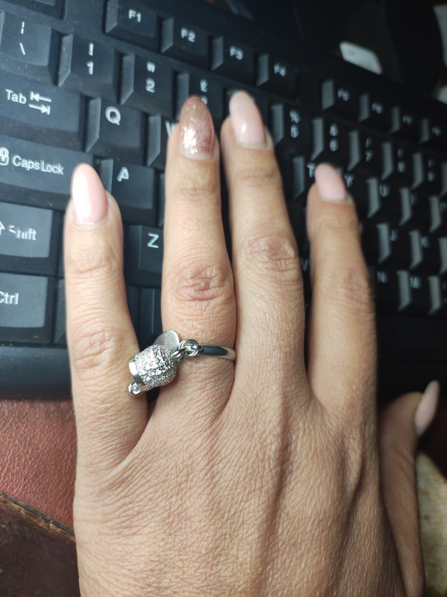 ANELLO CAMPANELLA ZIRCONATA AQUAMARINA IN ARGENTO 925°/°° - ANELLI ZIRCONATI CAPRI - Foto 5