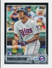 2015 Topps Update *BLACK PARALLEL* -#US-25 BYRON BUXTON RC (Ser #06/64)